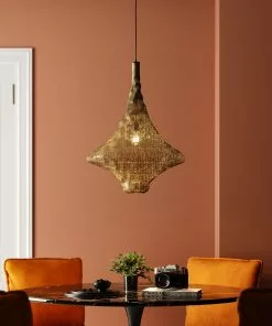 Kare Design Cocoon Pöytävalaisin Gold Ø51cm