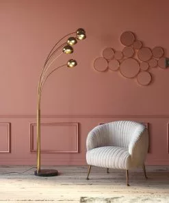 Kare Design Bubbles Seinäpeili, Messinki 138x93cm -Huonekalu kauppa lustro bubbles 138x93 cm mosiezne 8