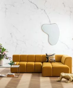 Kare Design Shape Seinäpeili, Messinki 110x120cm -Huonekalu kauppa lustro dali 110x120 cm zlote 9 scaled