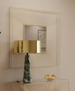 Kare Design Dimension Champagne Seinäpeili, Samppanja 91x91cm