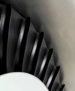 Kare Design Jet Seinäpeili Ø119cm -Huonekalu kauppa lustro do salonu duze okragle rama aluminium i wlokno szklane o119 cm silnik odrzutowy 5