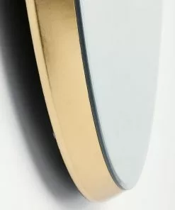 Kare Design Jetset Oval Peili, Kulta 94x64cm -Huonekalu kauppa lustro jetset oval 64x94 cm zlote 3