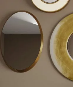 Kare Design Jetset Oval Peili, Kulta 94x64cm