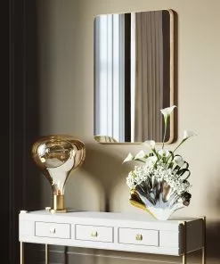 Kare Design Jetset Square Peili, Kulta 94x64cm -Huonekalu kauppa lustro jetset square 64x94 cm zlote 5 scaled