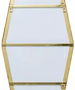 Kare Design Shape Hexagon Seinäpeili, Messinki 64x95cm -Huonekalu kauppa lustro ponti hexagon 64x95 cm zlote 3