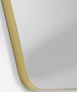 Kare Design Shape Hexagon Seinäpeili, Messinki 64x95cm -Huonekalu kauppa lustro ponti hexagon 64x95 cm zlote 5