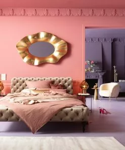 Kare Design Riley Seinäpeili, Kulta 150x98cm -Huonekalu kauppa lustro riley 98x150 cm zlote 8 scaled