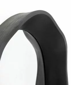 Kare Design Dynamic Seinäpeili - Musta, 29x61cm -Huonekalu kauppa lustro scienne czarne loft asymetryczne 29x61 cm 4