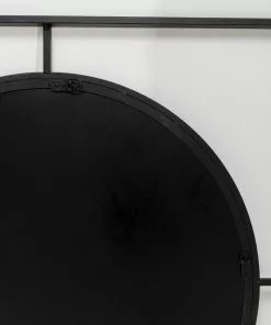 Kare Design Stanford Frame Seinäpeili, Matta Musta Ø90cm -Huonekalu kauppa lustro stanford 90x90 cm czarne 3