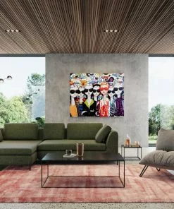 Kare Design Stanford Frame Seinäpeili, Matta Musta Ø90cm -Huonekalu kauppa lustro stanford 90x90 cm czarne 6