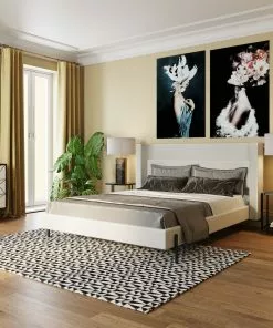 Kare Design Stanford Frame Seinäpeili, Matta Musta Ø90cm -Huonekalu kauppa lustro stanford 90x90 cm czarne 7