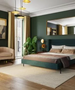 Kare Design Curve Peili Messinki 70x200cm -Huonekalu kauppa lustro stojace curve rectangular 200x70cm mosiezne 8