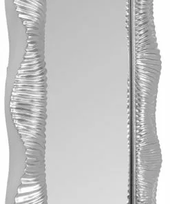 Edessä -Huonekalu kauppa lustro wavy 94x124 cm srebrne 2