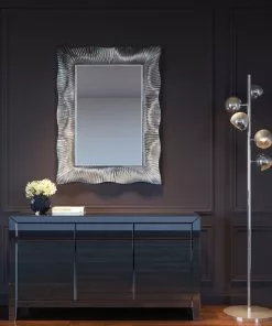 Kare Design Wavy Seinäpeili, Hopea 94x124cm -Huonekalu kauppa lustro wavy 94x124 cm srebrne 8 scaled