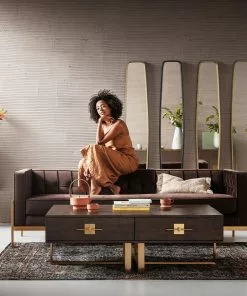 Kare Design Clip Peili, Musta 32x177cm