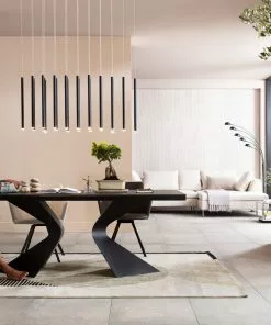 Kare Design Clip Peili, Musta 32x177cm -Huonekalu kauppa lustro wiszace clip 177x32 cm czarne 8 scaled