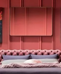 Kare Design Curve Rectangular Peili, Messinki 80x120cm