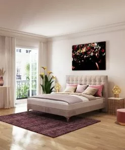 Kare Design Curve Pyöreä Peili, Kupari Ø100cm -Huonekalu kauppa lustro wiszace curve round 100 cm miedziane 8