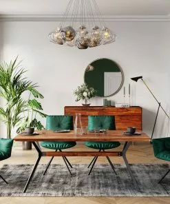 Kare Design Curve Pyöreä Peili, Kupari Ø100cm -Huonekalu kauppa lustro wiszace curve round 100 cm miedziane 9