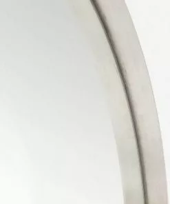 Kare Design Curve Pyöreä Peili Metalli Ø100cm -Huonekalu kauppa lustro wiszace curve round 100 cm srebrne 5