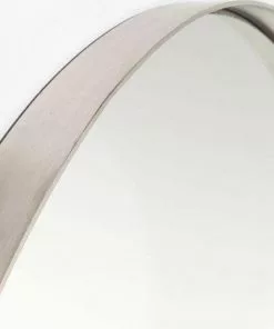 Kare Design Curve Pyöreä Peili Metalli Ø100cm -Huonekalu kauppa lustro wiszace curve round 100 cm srebrne 6