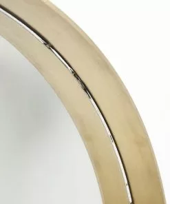 Kare Design Curve Round Peili, Messinki Ø60cm -Huonekalu kauppa lustro wiszace curve round 60 cm mosiezne 4