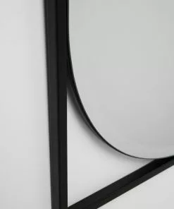 Kare Design Bonita Black Seinäpeili, Musta 81x81cm -Huonekalu kauppa lustro wiszace czarne rama stalowa 81x81 cm 4
