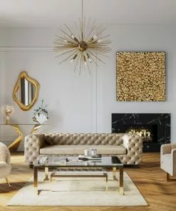 Kare Design Hologram Peili, Kulta 119x76cm -Huonekalu kauppa lustro wiszace hologram 119x76 cm zlote 10