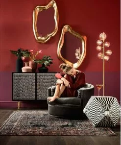 Kare Design Hologram Peili, Kulta 119x76cm -Huonekalu kauppa lustro wiszace hologram 119x76 cm zlote 7