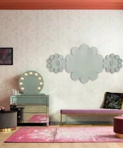 Kare Design Ice Flowers Peili 194x102cm -Huonekalu kauppa lustro wiszace ice flowers 194x102 cm srebrne 9