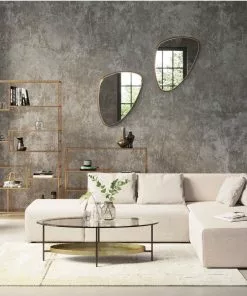 Kare Design Jetset Peili, Kulta 56x83cm -Huonekalu kauppa lustro wiszace jetset 83x56 cm zlote 5