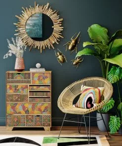 Kare Design Legno Peili Ø82cm -Huonekalu kauppa lustro wiszace legno 82 cm drewniane 10