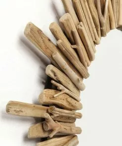 Kare Design Legno Peili Ø82cm -Huonekalu kauppa lustro wiszace legno 82 cm drewniane 5