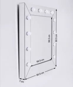 Kare Design Make Up Square Peili 81x81cm -Huonekalu kauppa lustro wiszace make up square 81x81 cm srebrne 7