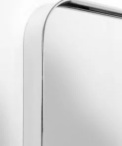Kare Design Curvy Chrome Look Peili, Kromi 80x120cm -Huonekalu kauppa lustro wiszace rama srebrna ze stali polerowanej 80x120 cm 4