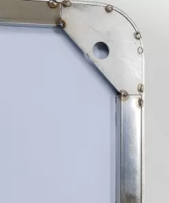 Kare Design Curvy Chrome Look Peili, Kromi 80x120cm -Huonekalu kauppa lustro wiszace rama srebrna ze stali polerowanej 80x120 cm 5