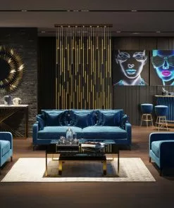 Kare Design Solare Gold Peili Ø132cm -Huonekalu kauppa lustro wiszace solare gold o132 cm zlote 10