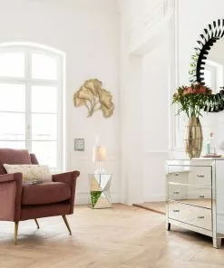 Kare Design Sprocket Peili Ø92cm -Huonekalu kauppa lustro wiszace sprocket 92 cm srebrne 10