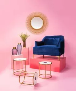 Kare Design Sunburst Tre Peili, Kulta Ø87cm -Huonekalu kauppa lustro wiszace sunburst tre o87 cm zlote 7