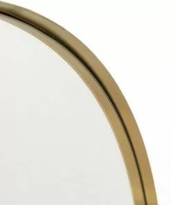 Kare Design Tristan Seinäpeili Ø65cm -Huonekalu kauppa lustro z wieszakami okragle zlote o65 cm 6