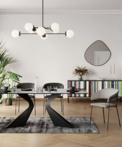 Kare Design Belle Tuoli Käsinojilla - Beige (2/Setti) -Huonekalu kauppa zestaw dwoch krzesel bezowe nogi czarne 57x78 cm 11 scaled