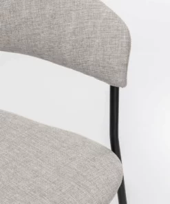 Kare Design Belle Tuoli Käsinojilla - Beige (2/Setti) -Huonekalu kauppa zestaw dwoch krzesel bezowe nogi czarne 57x78 cm 7