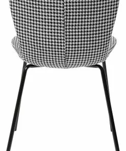 Kare Design Gerda Tuoli Musta-valkoinen (2/Setti) -Huonekalu kauppa zestaw dwoch krzesel frida pepitka nogi czarne 6