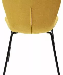Kare Design Gerda Tuoli Keltainen (2/Setti) -Huonekalu kauppa zestaw dwoch krzesel frida zolte nogi czarne 6