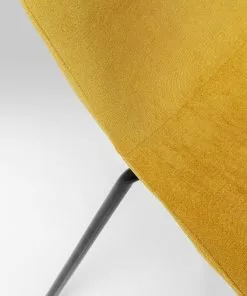 Kare Design Gerda Tuoli Keltainen (2/Setti) -Huonekalu kauppa zestaw dwoch krzesel frida zolte nogi czarne 8