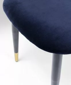 Kare Design Iris Velvet Tuoli Sininen (2/Setti) -Huonekalu kauppa zestaw dwoch krzesel iris velvet 49x84 cm niebieskie 6