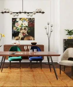 Kare Design Iris Velvet Tuoli Taupe (2/Setti)