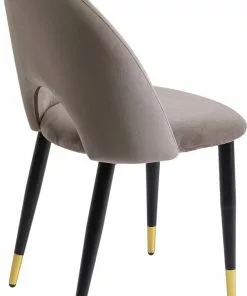 Kare Design Iris Velvet Tuoli Taupe (2/Setti) -Huonekalu kauppa zestaw dwoch krzesel iris velvet 49x84 cm taupe 14