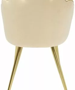 Kare Design Princess Tuoli Beige (2/Setti) -Huonekalu kauppa zestaw dwoch krzesel princess bezowe nogi zlote 6