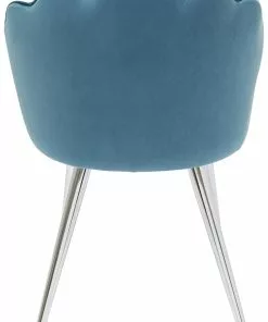 Kare Design Princess Tuoli Sininen (2/Setti) -Huonekalu kauppa zestaw dwoch krzesel princess niebieskie nogi srebrne 6